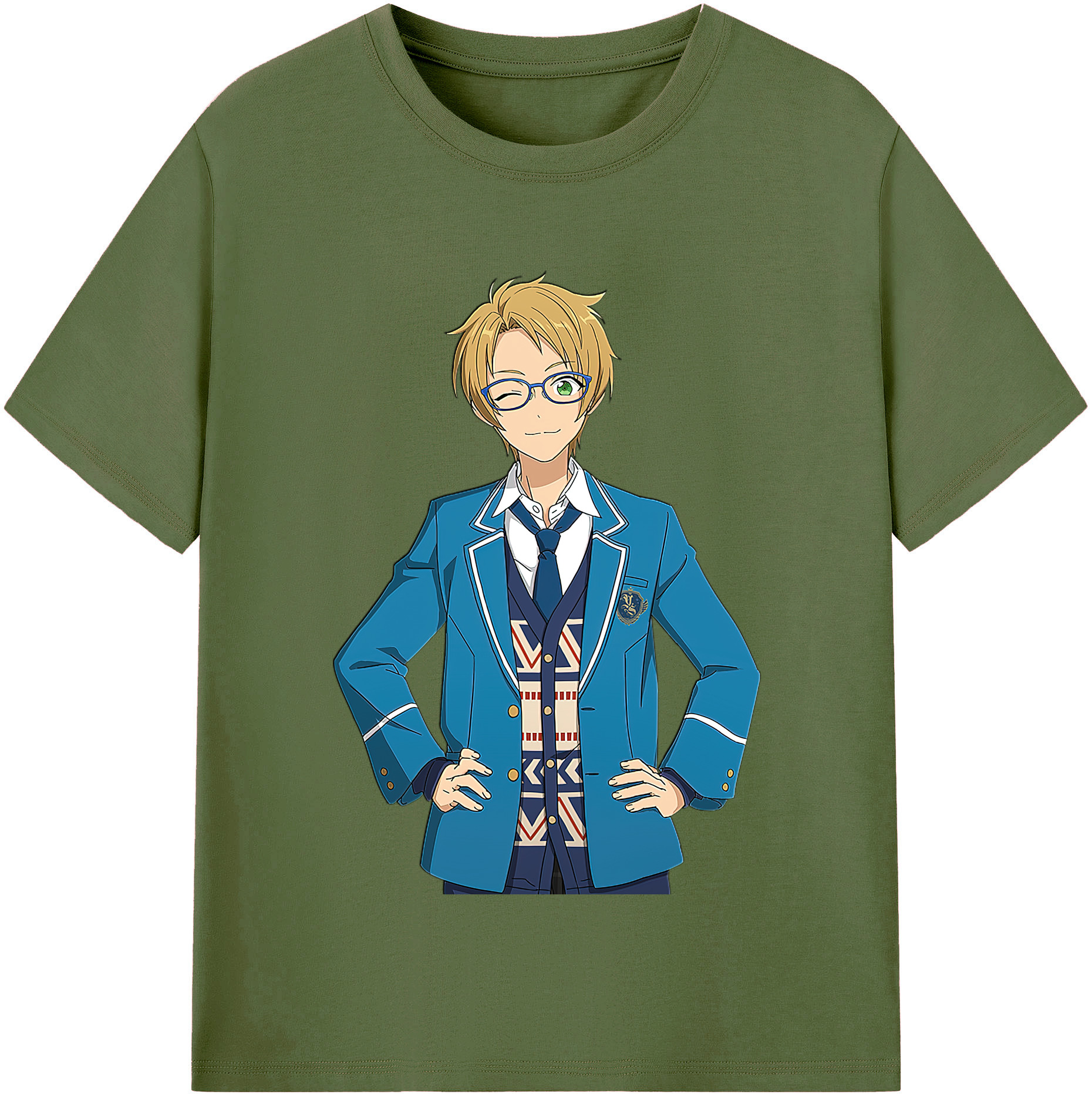 （画像用） あんさんぶるスターズ! Ensemble Stars 綿100％半袖Tシャツ（フロントプリント）